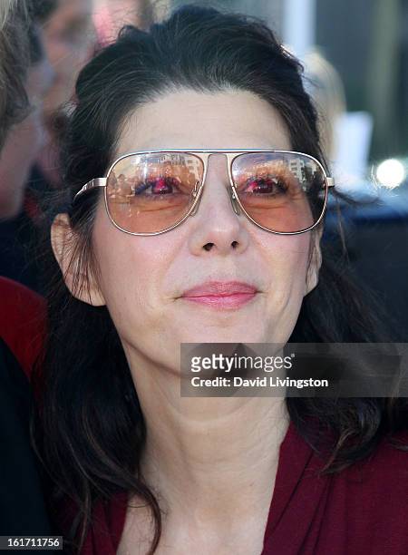 Actress Marisa Tomei attends the kick-off for One Billion Rising in West Hollywood on February 14, 2013 in West Hollywood, California.