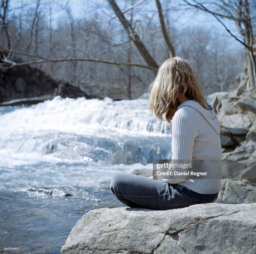 Girl at the Falls