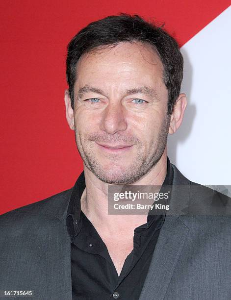 Actor Jason Isaacs arrives at the Los Angeles Premiere 'Warm Bodies' at ArcLight Cinemas Cinerama Dome on January 29, 2013 in Hollywood, California.