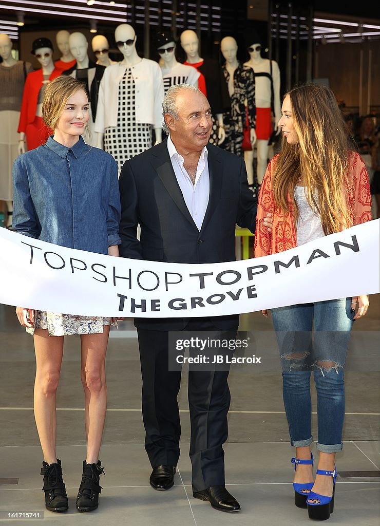 Sir Philip Green Hosts British Street Party Celebrating The Opening Of Topshop Topman At The Grove