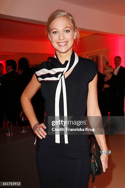 Julie Engelbrecht attends the 5th '99Fire-Films-Award' - Red Carpet Arrivals at the Admiralspalast on February 14, 2013 in Berlin, Germany.