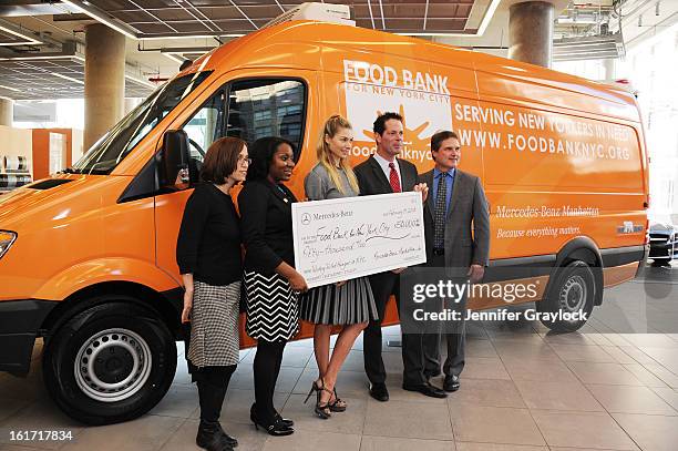 Food Bank for New York City Alyssa Herman, CEO and President Food Bank for New York City Margarette Purvis, Model Jessica Hart, General Manager...
