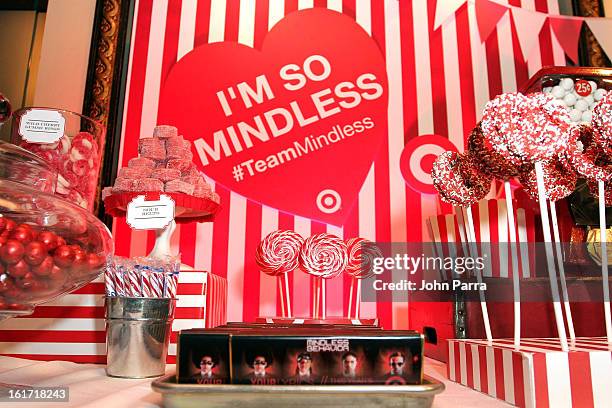Target and Mindless Behavior celebrate Target exclusive deluxe edition of "All Around The World" in New York, Tuesday Feb. 14.