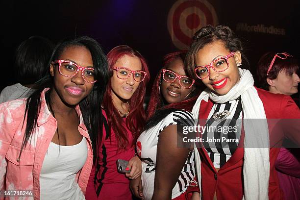 Target and Mindless Behavior celebrate Target exclusive deluxe edition of "All Around The World" in New York, Tuesday Feb. 14.