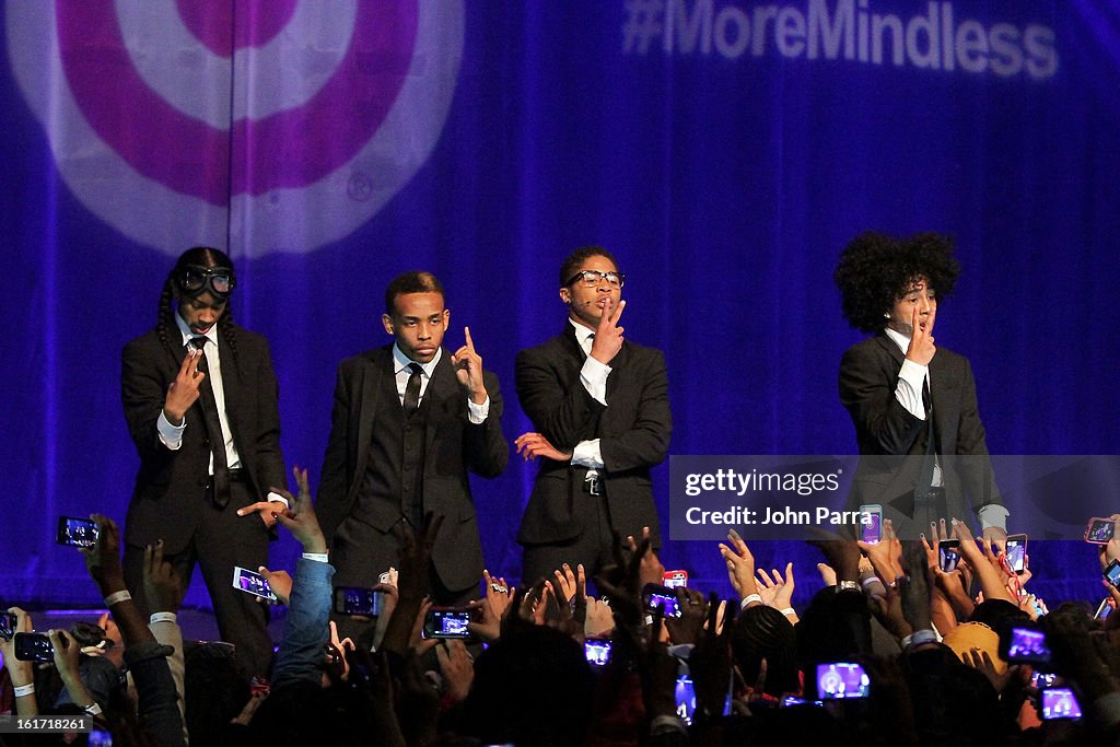 Target And Mindless Behavior Celebrate Target Exclusive Deluxe Edition Of "All Around The World."