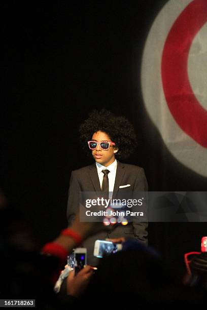 Target and Mindless Behavior celebrate Target exclusive deluxe edition of "All Around The World" in New York, Tuesday Feb. 14.