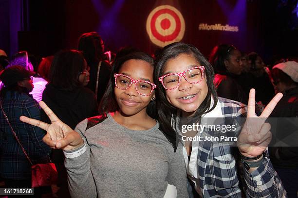 Target and Mindless Behavior celebrate Target exclusive deluxe edition of "All Around The World" in New York, Tuesday Feb. 14.