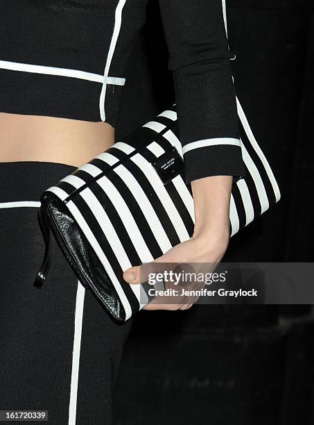 Actress Christina Ricci attends the Marc Jacobs Fall 2013 Mercedes-Benz Fashion Show at N.Y. State Armory on February 14, 2013 in New York City.