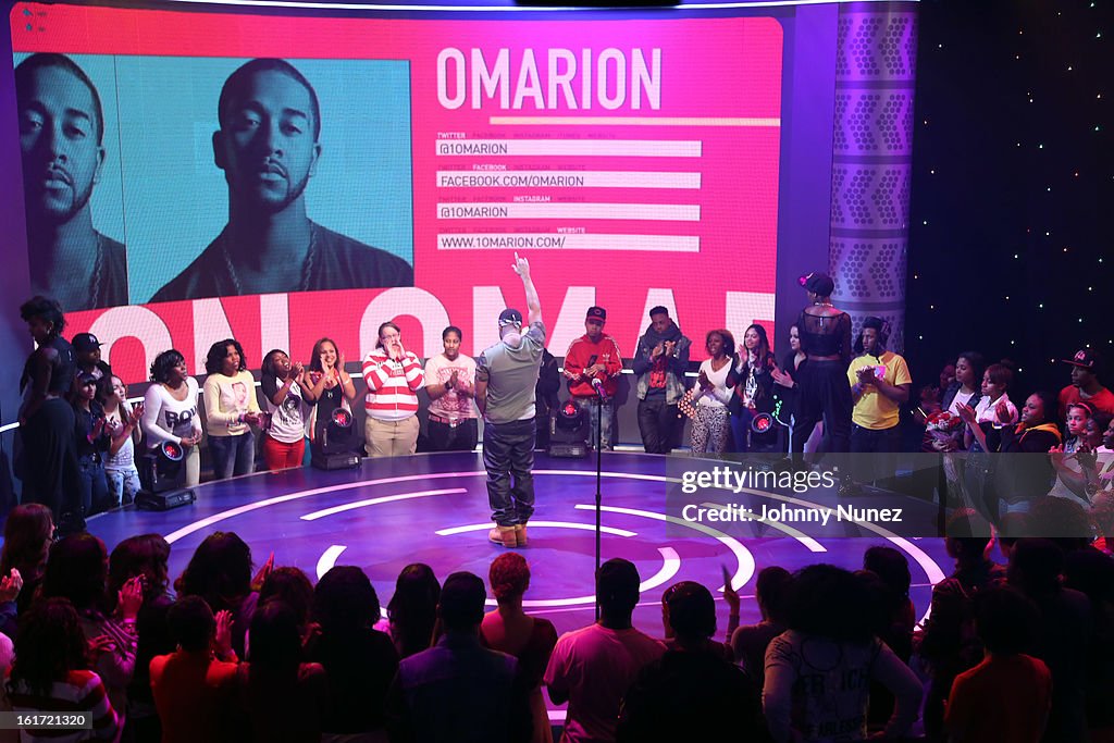 Omarion Visits BET's "106 & Park"