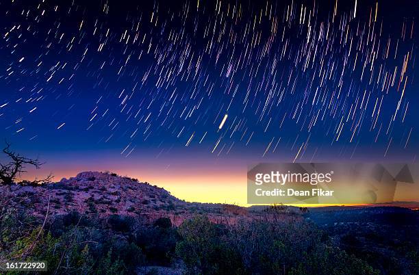 night skies of bandelier - los alamos new mexico stock pictures, royalty-free photos & images