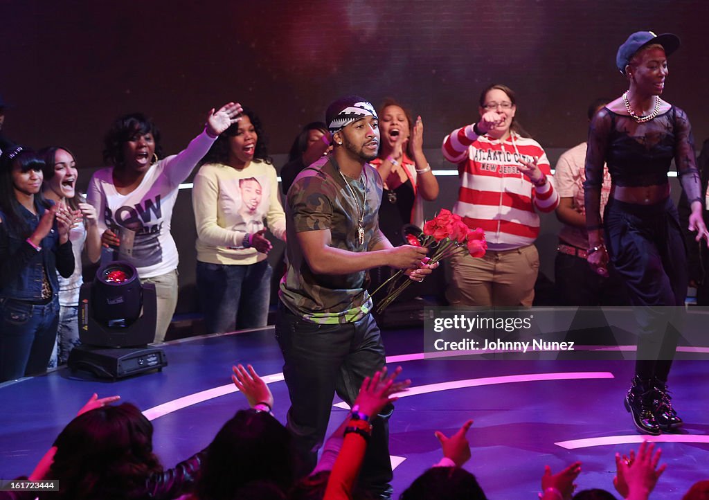 Omarion Visits BET's "106 & Park"