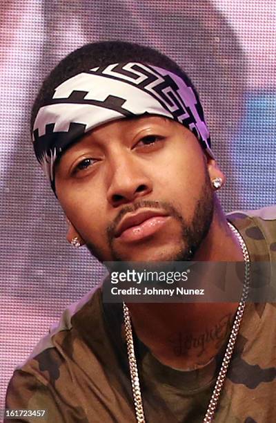 Omarion visits BET's "106 & Park" at BET Studios on February 14, 2013 in New York City.
