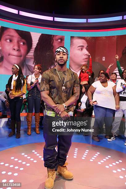 Omarion visits BET's "106 & Park" at BET Studios on February 14, 2013 in New York City.