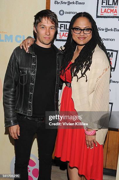 Directors Sean Baker and Ava DuVernay attend Cassavetes' "Shadow 2013" - Film Independent Spirit Awards Nominee Discussion And Free Screening...