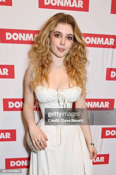 Eleanor Worthington Cox attends the press night after party for "Next To Normal" at the Donmar Warehouse on August 22, 2023 in London, England.