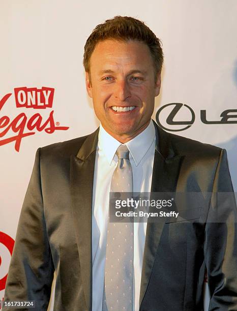 Television personality Chris Harrison arrives at the "Club SI Swimsuit" hosted by Sports Illustrated and The LVCVA at 1 OAK Las Vegas at The Mirage...