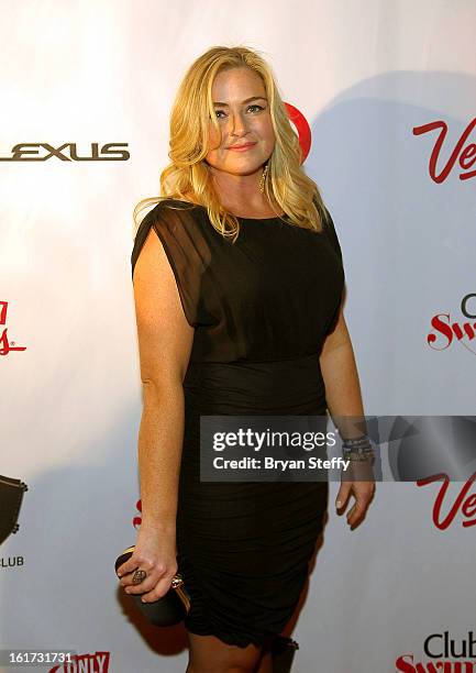 Sports Illustrated Senior Editor MJ Day arrives at the "Club SI Swimsuit" hosted by Sports Illustrated and The LVCVA at 1 OAK Las Vegas at The Mirage...