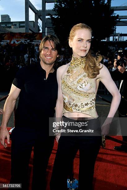 Tom Cruise and Nicole Kidman during "Mission: Impossible 2" Los Angeles Premiere at Mann Chinese Theatre in Hollywood, California, United States.