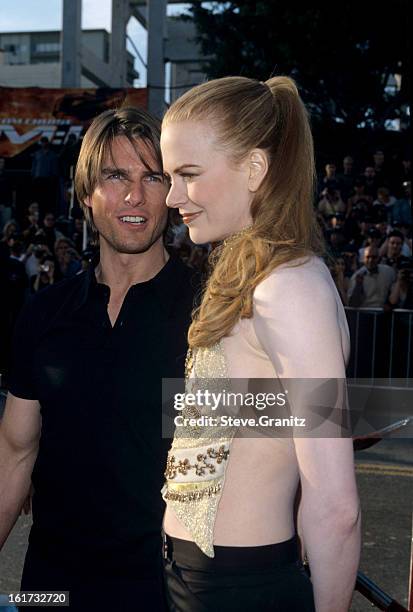 Tom Cruise and Nicole Kidman during "Mission: Impossible 2" Los Angeles Premiere at Mann Chinese Theatre in Hollywood, California, United States.