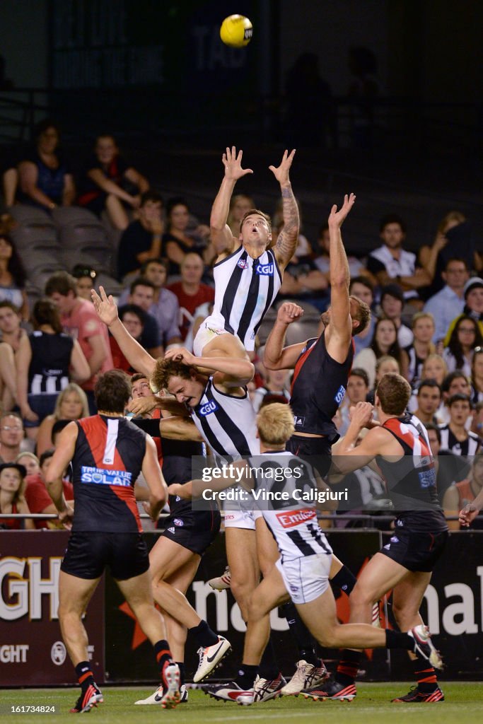 NAB Cup Rd 1 - Collingwood v Essendon