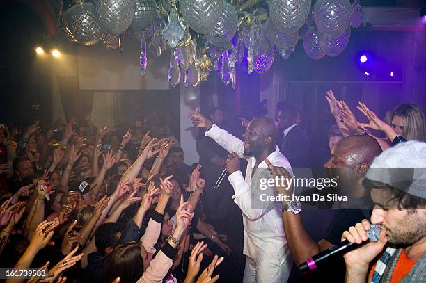 Wyclef Jean performs at Cafe Opera on February 14, 2013 in Stockholm, Sweden.