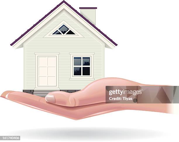 real estate - model house stock illustrations