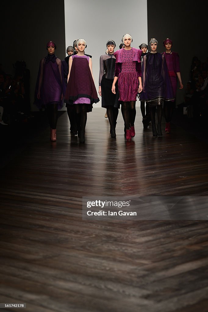 Bora Aksu - Runway - LFW F/W 2013