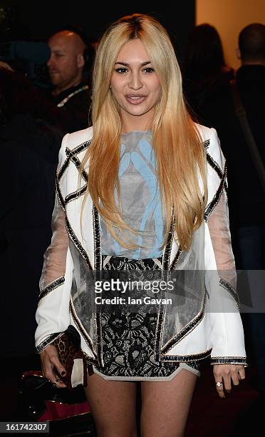 Zara Martin attends the Bora Aksu show during London Fashion Week Fall/Winter 2013/14 at Somerset House on February 15, 2013 in London, England.