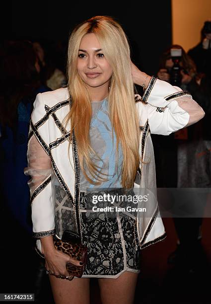 Zara Martin attends the Bora Aksu show during London Fashion Week Fall/Winter 2013/14 at Somerset House on February 15, 2013 in London, England.