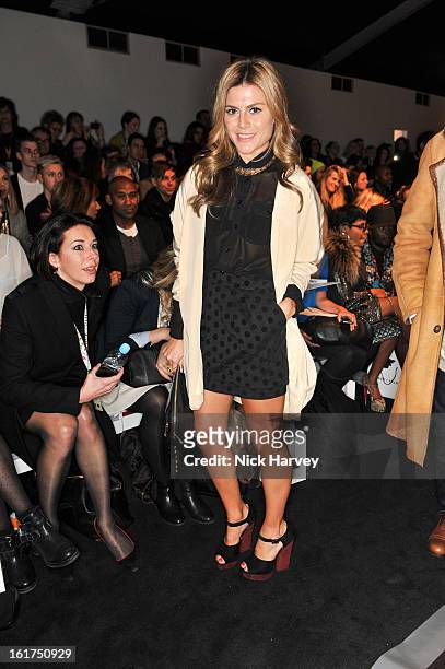 Willa Keswick attends the Felder Felder show during London Fashion Week Fall/Winter 2013/14 at Somerset House on February 15, 2013 in London, England.