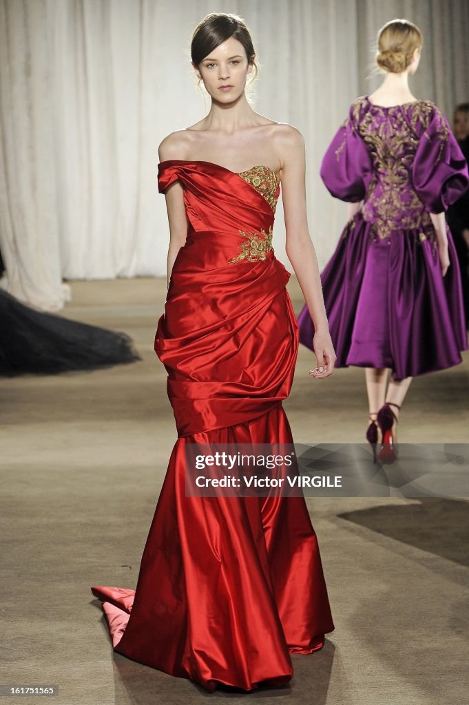 Marchesa - Runway - Fall 2013 Mercedes-Benz Fashion Week