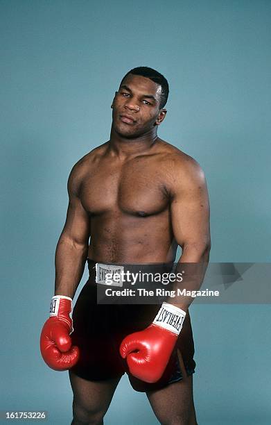 Mike Tyson poses for a portrait.