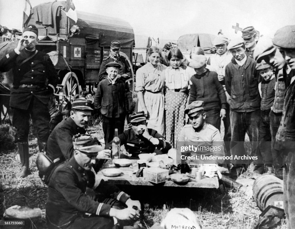 WWI Roadside Lunch
