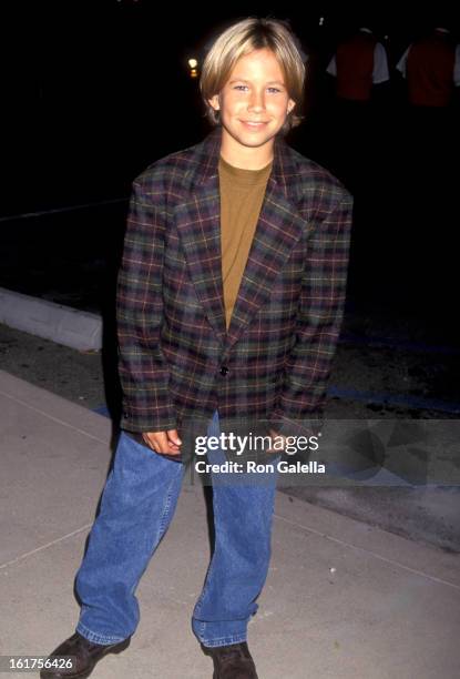 Actor Jonathan Taylor Thomas attends the ABC Television Fall Season Kick-Off Party on September 13, 1994 at Pacific Design Center in West Hollywood,...
