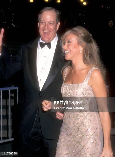 Businessman David H. Koch and guest attend The Metropolitan Museum's Costume Institute Gala Monographic Exhibiton "Gianni Versace" on December 8,...