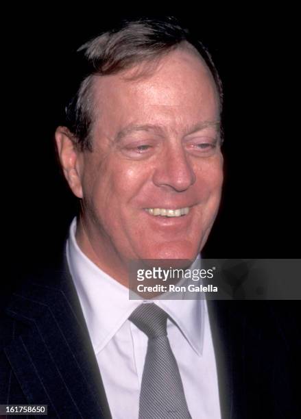 Businessman David H. Koch attends the International Fine Art and Antique Dealers Show on October 10, 1996 at Seventh Regiment Armory in New York City.