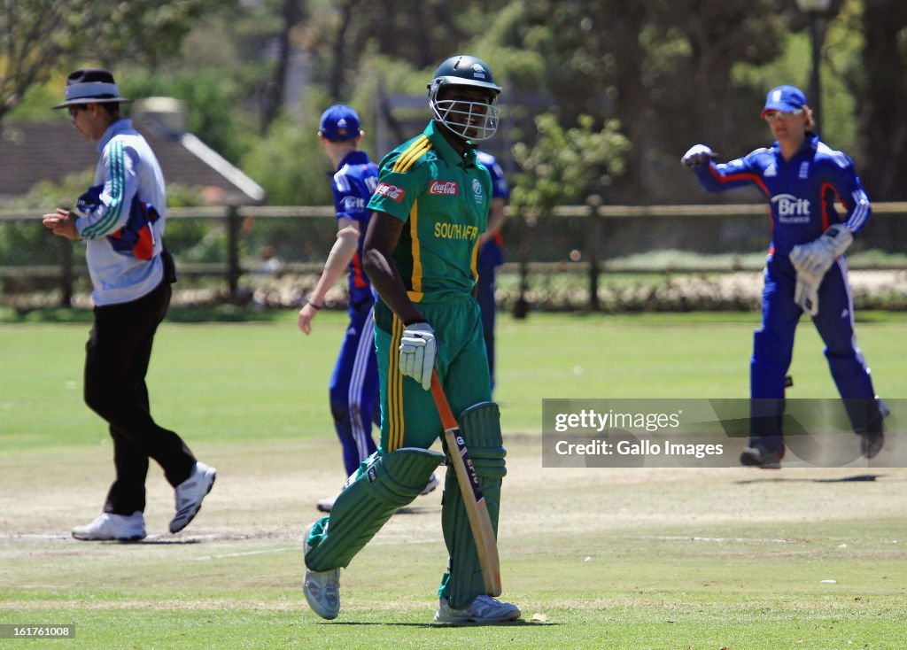 U/19 2nd Youth ODI: South Africa v England