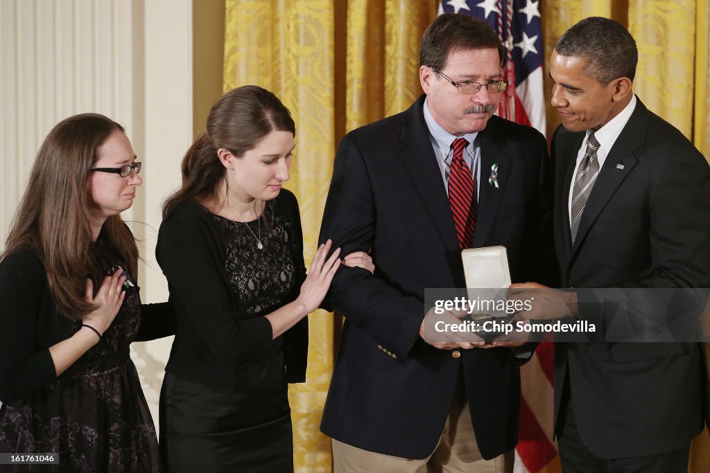 President Obama Presents 2012 Citizens Medals