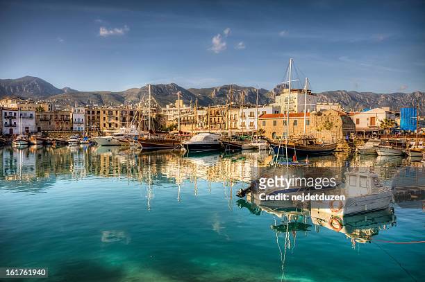 girne ( kyrenia ), north cyprus - cyprus stock pictures, royalty-free photos & images