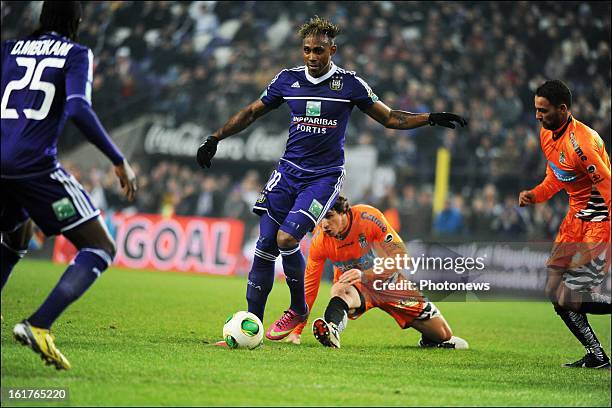 Kanu Rubenilson Dos Santos de Rocha of RSC Anderlecht pictured during the Jupiler League match between RSC Anderlecht and Sporting Charleroi on...