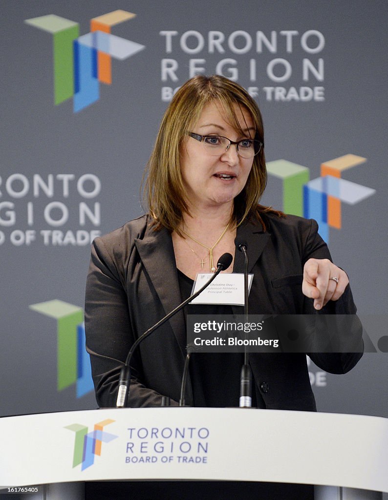 Lululemon CEO Christine Day Speaks At The Toronto Board Of Trade
