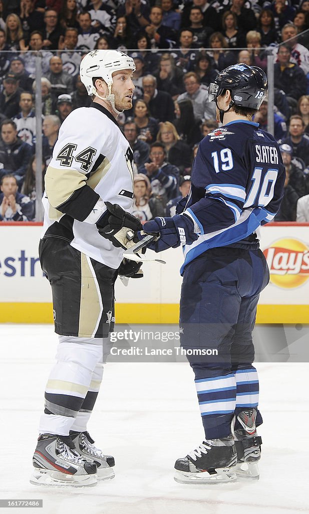 Pittsburgh Penguins v Winnipeg Jets