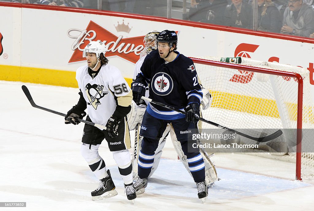 Pittsburgh Penguins v Winnipeg Jets