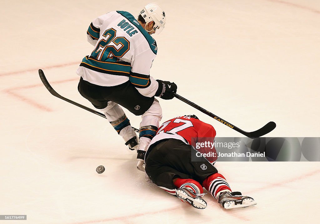 San Jose Sharks v Chicago Blackhawks