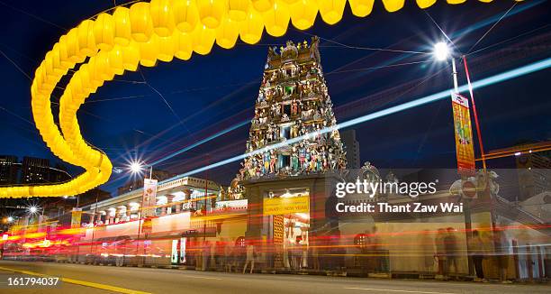 sri mariamman temple - sri mariamman temple singapore stock pictures, royalty-free photos & images