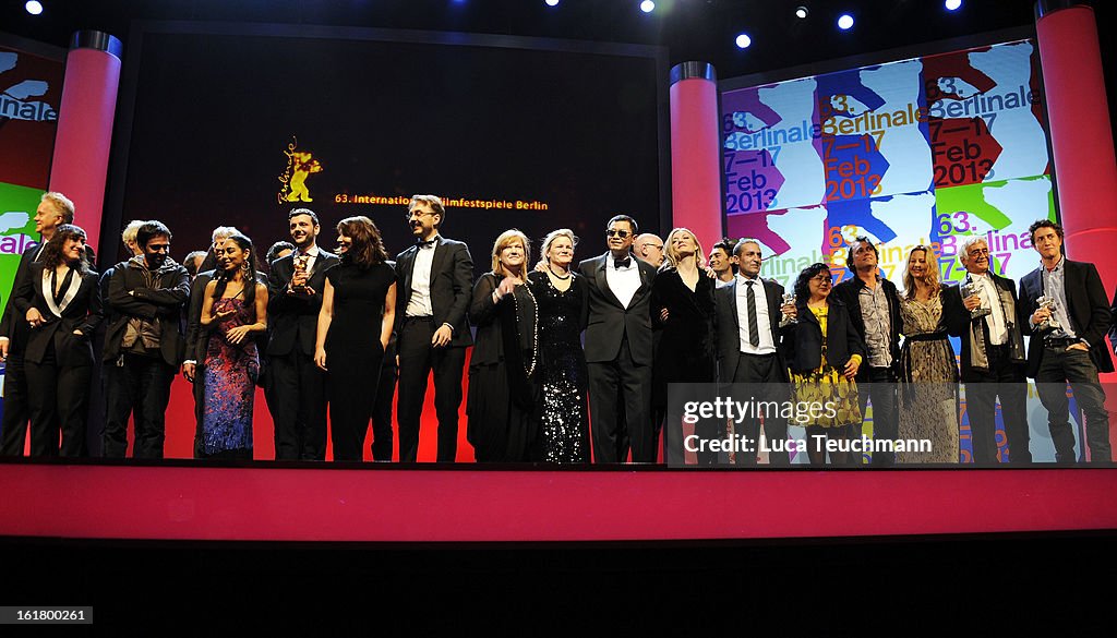 Closing Ceremony - 63rd Berlinale International Film Festival