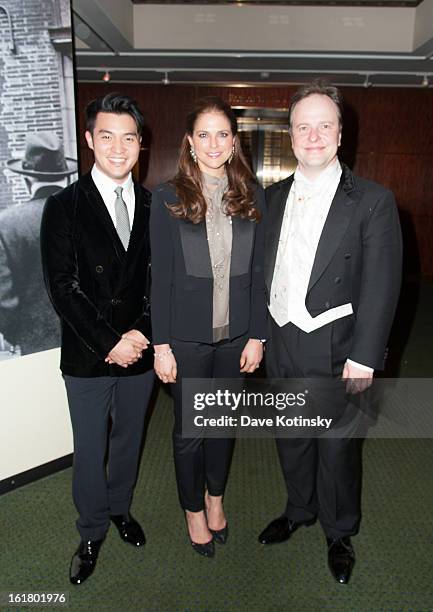 Ray Chen, Princess Madeleine of Sweden, Elin Rombo attend Stockholm Concert Hall Foundation Presents: The Royal Stockholm Philharmonic Orchestra at...