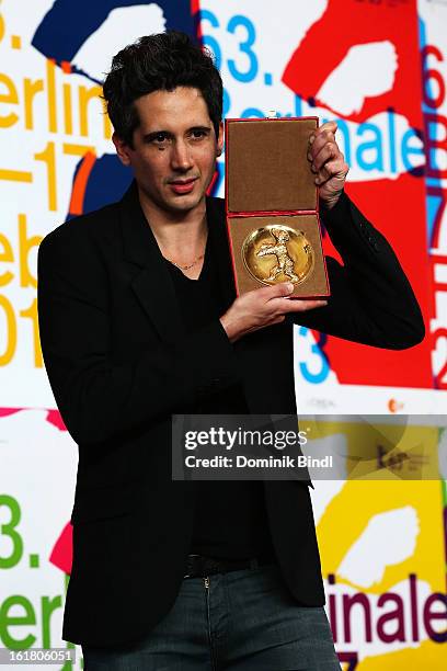 Jean-Bernard Marlin attends the Award Winners Press Conference during the 63rd Berlinale International Film Festival at Grand Hyatt Hotel on February...