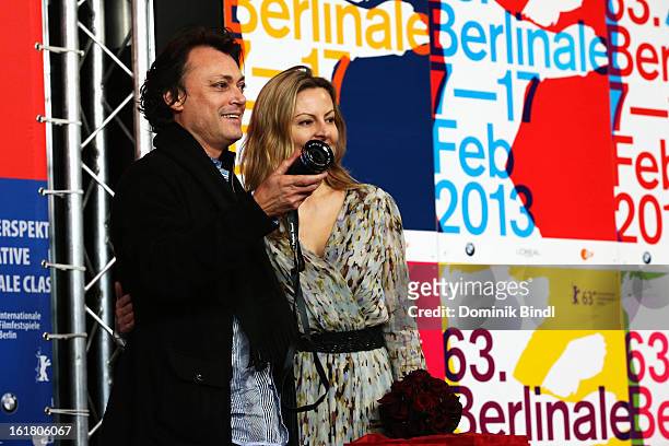 Award winner Kim Mordaunt attends the Award Winners Press Conference during the 63rd Berlinale International Film Festival at Grand Hyatt Hotel on...