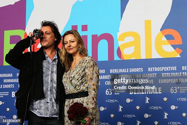 Award winner Kim Mordaunt attends the Award Winners Press Conference during the 63rd Berlinale International Film Festival at Grand Hyatt Hotel on...